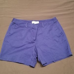 Michael by Michael Kors royal blue sateen shorts